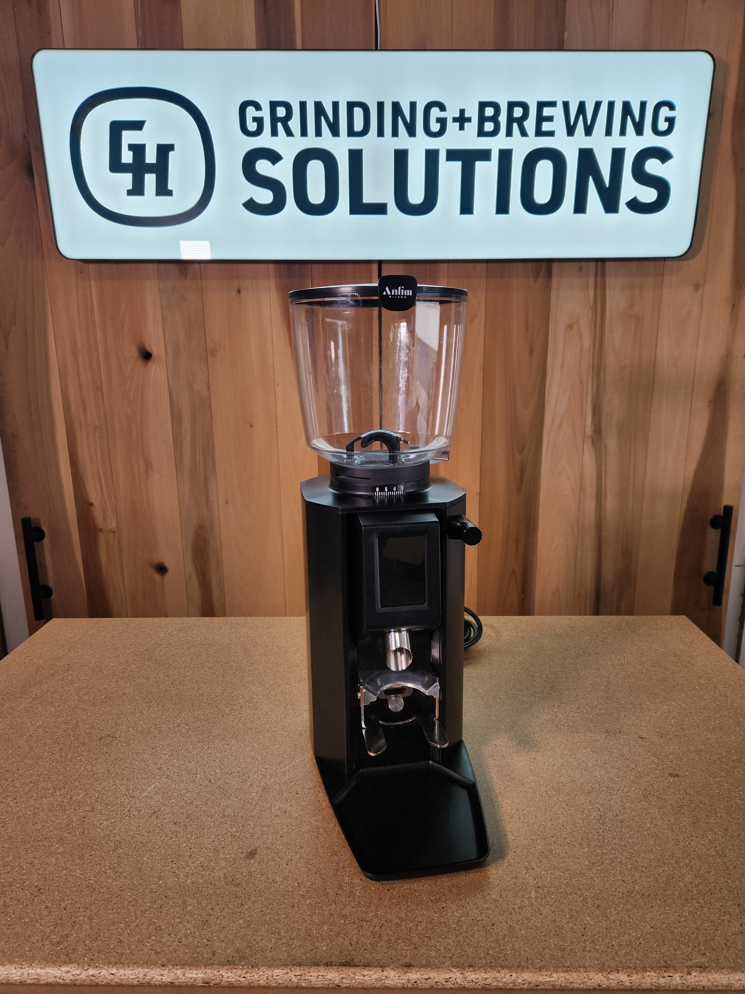 Anfim Luna Espresso Grinder in black DEMO 896515
