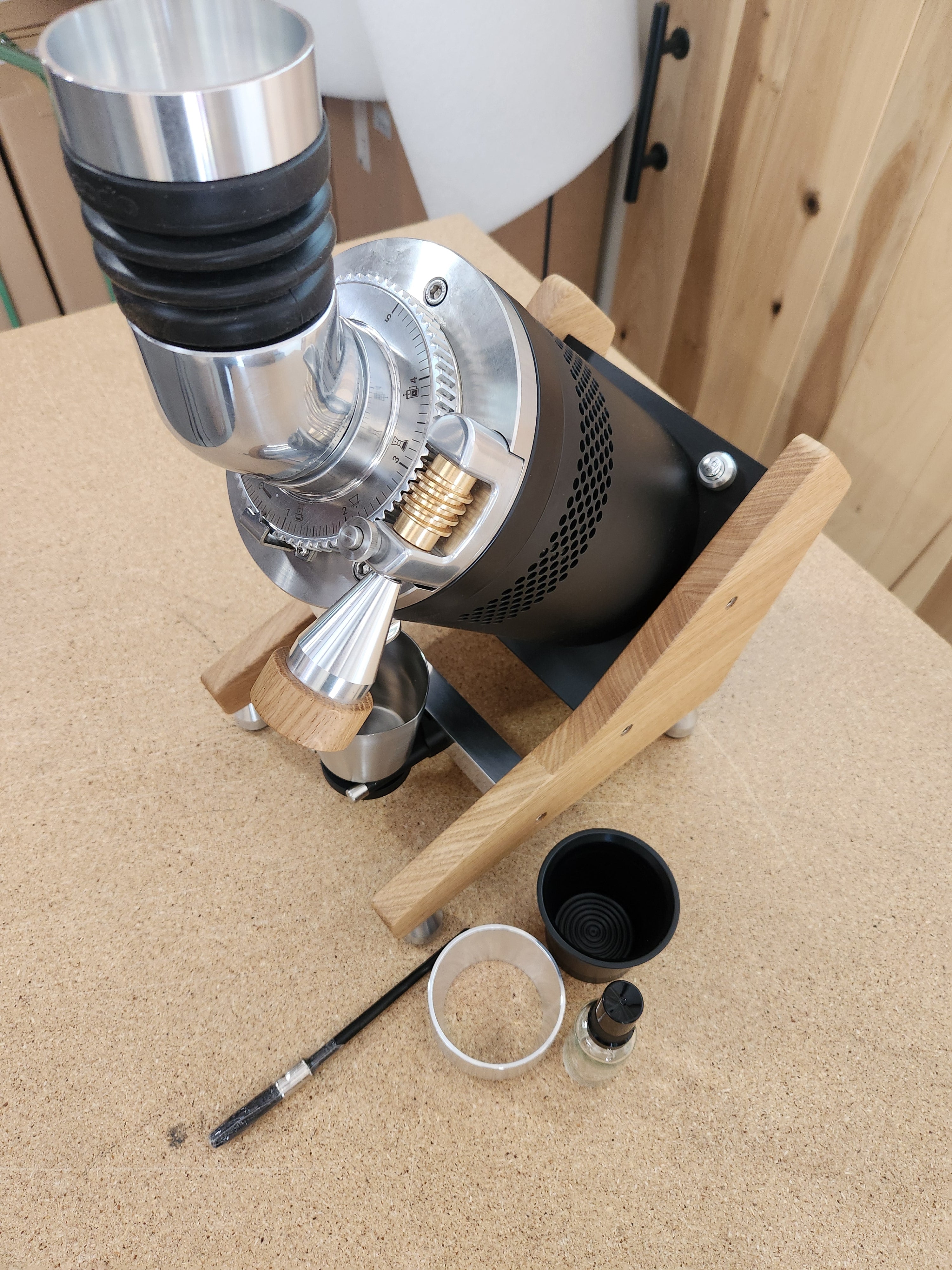 Ceado E37Z Naked Single Dose Espresso Grinder Black DEMO DHD092064
