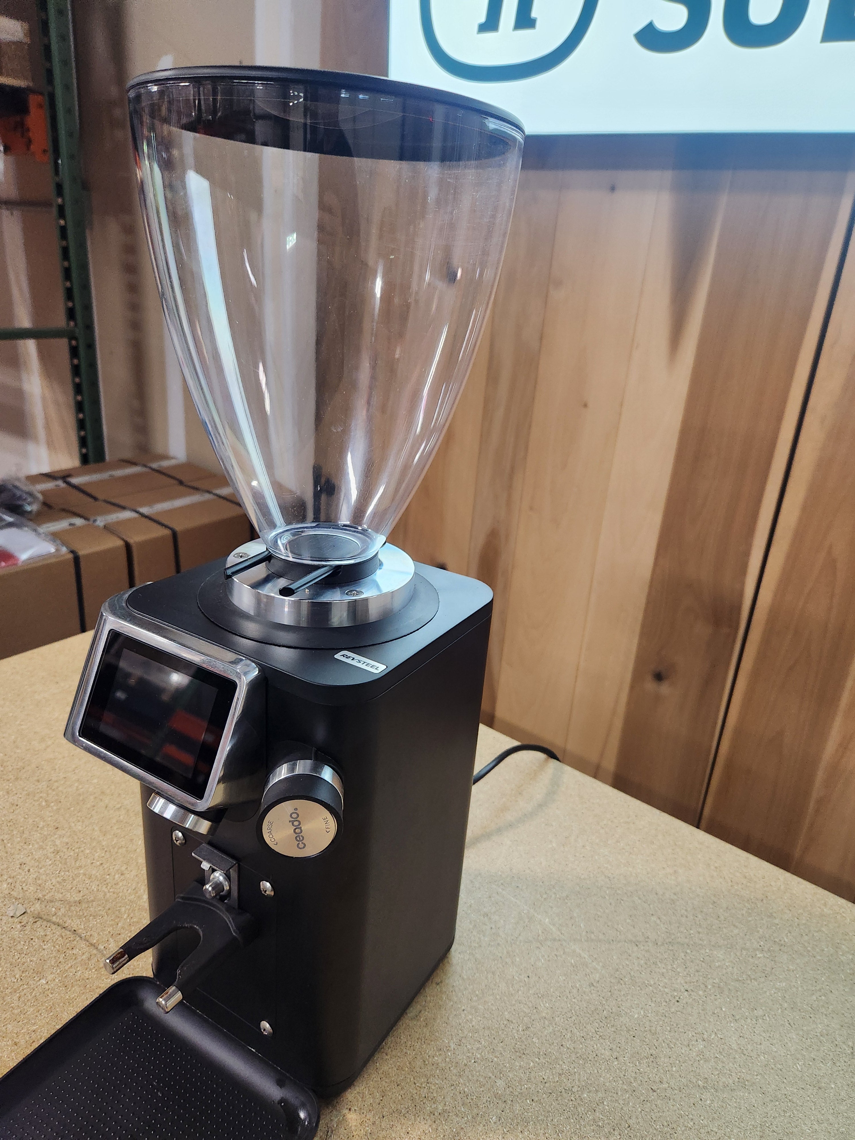 Ceado REV Steel Espresso Grinder with PFA black DEMO CHE473022