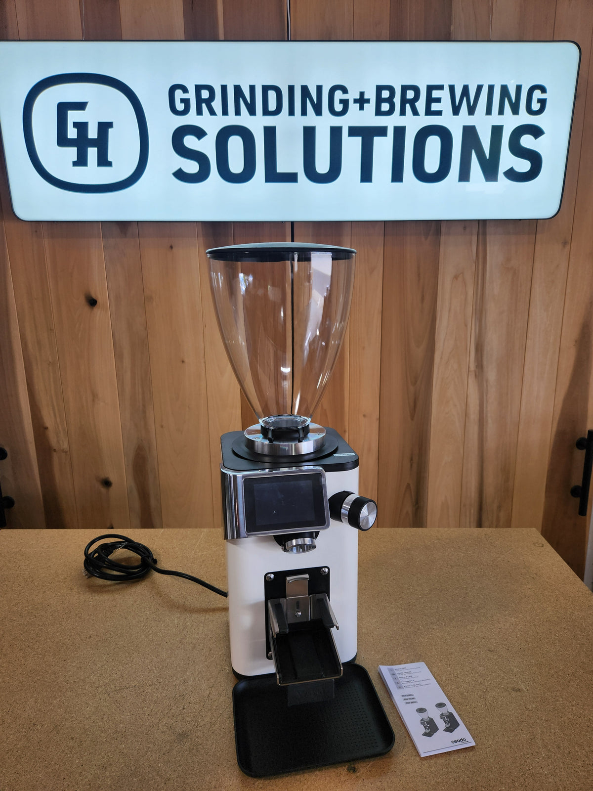 Ceado REV Steel Espresso Grinder with WAM White DEMO DHD205007